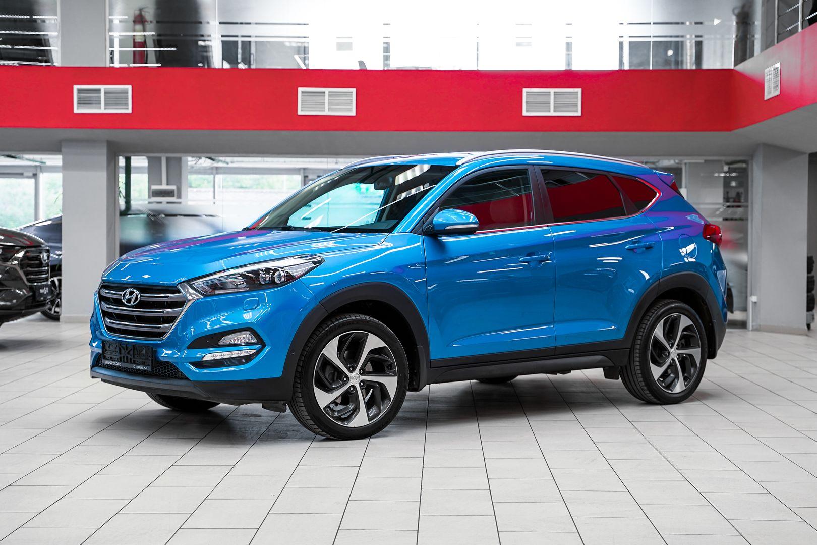 Hyundai Tucson 2017, голубой, ДЦ Орехово