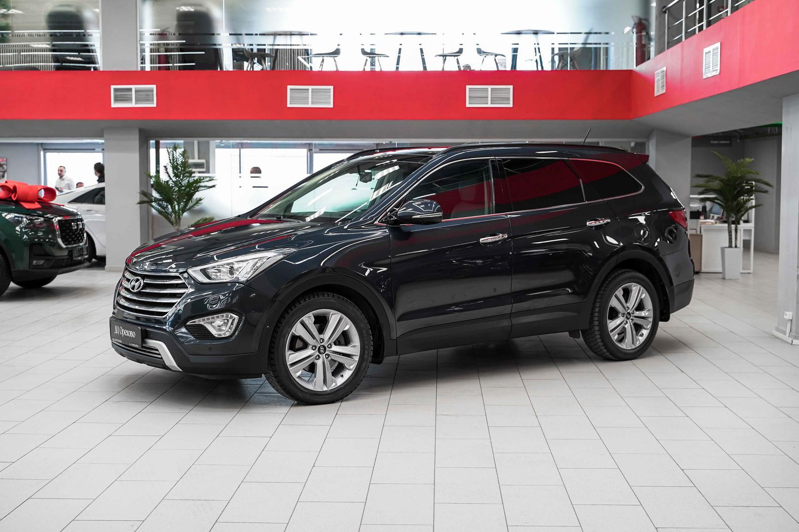Hyundai Santa Fe 2014, синий, ДЦ Орехово