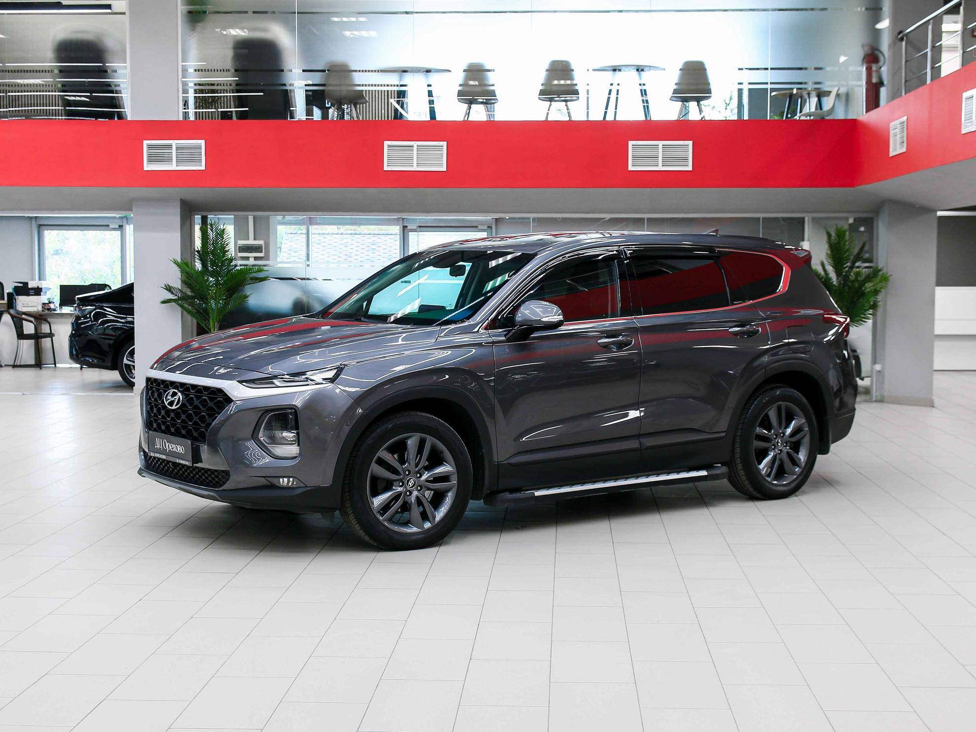 Hyundai Santa Fe 2018, серый, ДЦ Орехово