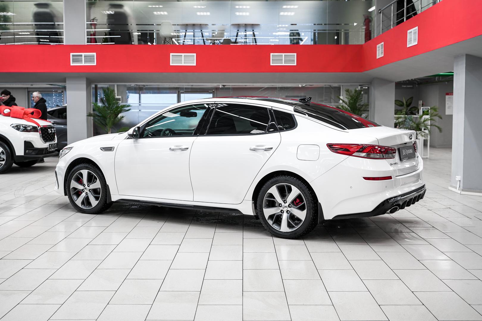 Kia Optima 2018, белый, ДЦ Орехово
