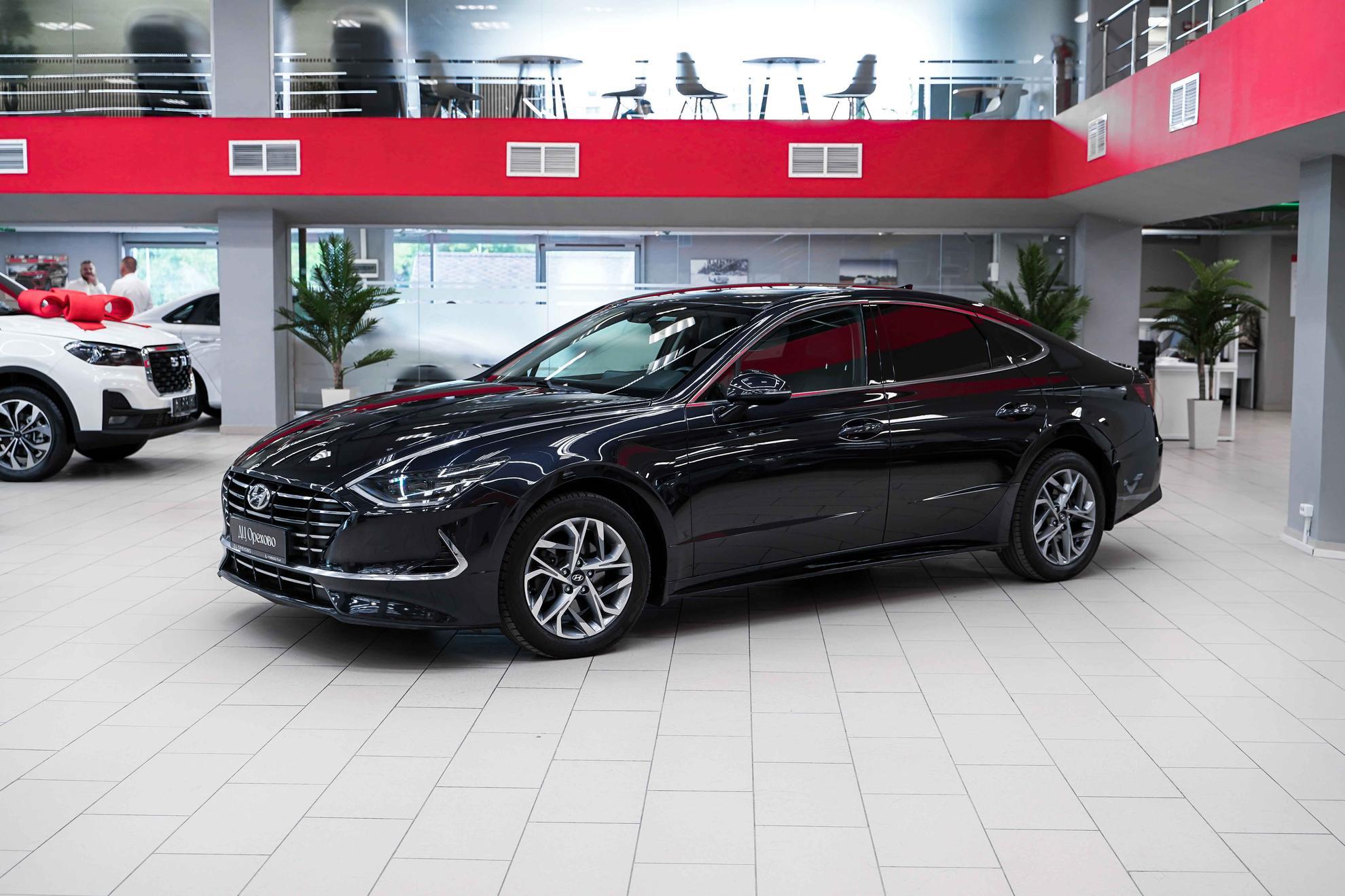 Hyundai Sonata 2020, голубой, ДЦ Орехово