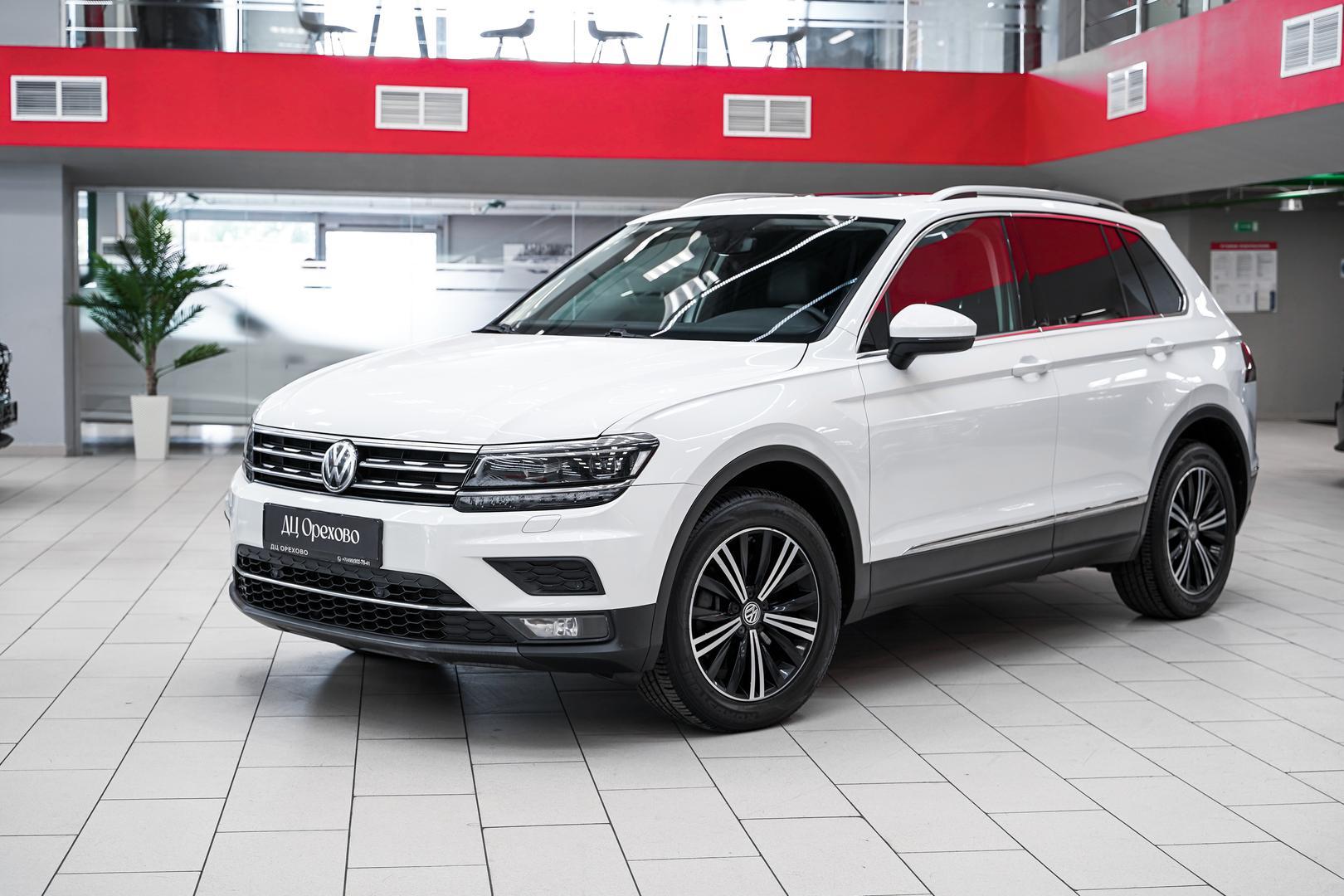 Volkswagen Tiguan 2018, белый, ДЦ Орехово