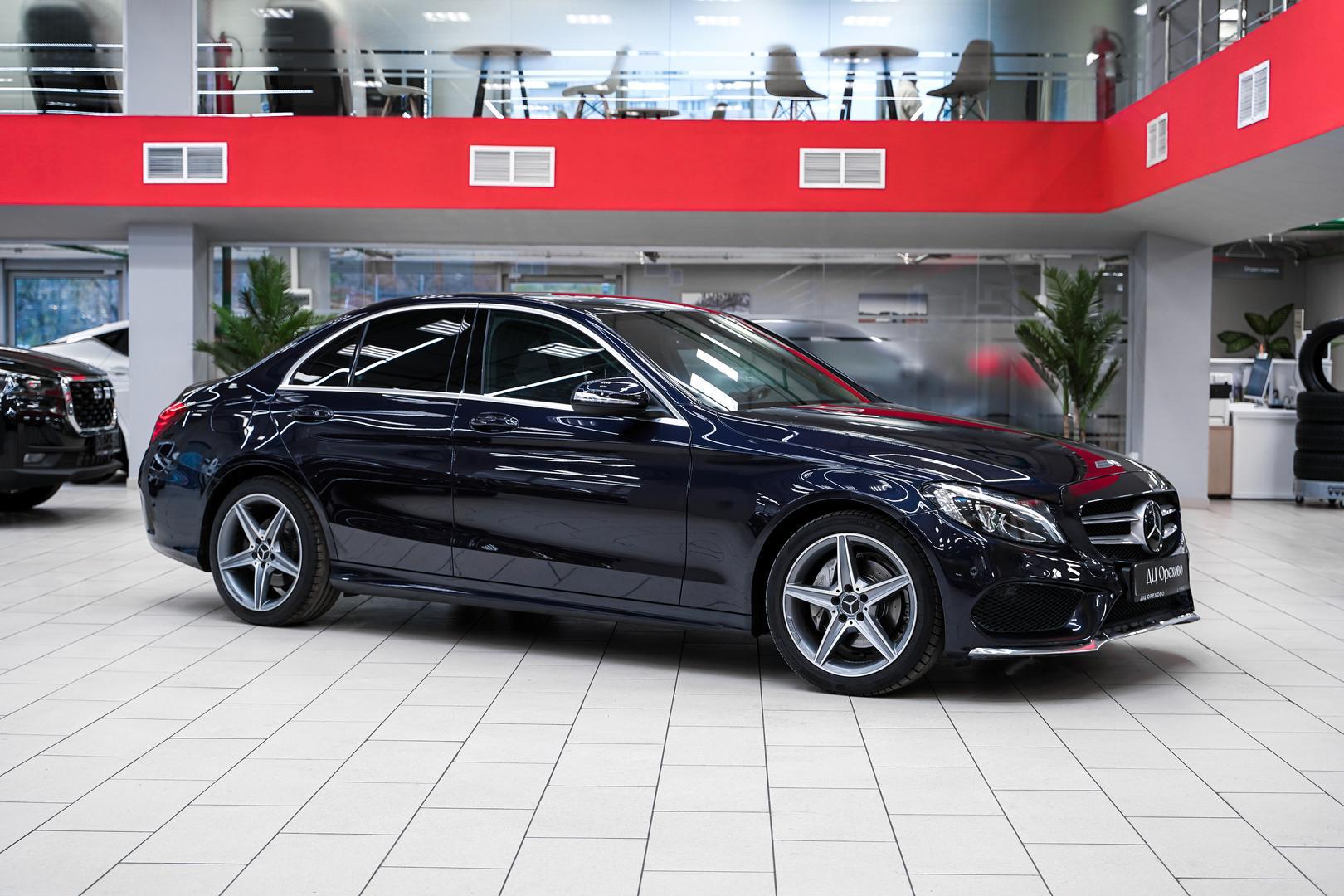 Mercedes-Benz C-Класс 2016, синий, ДЦ Орехово