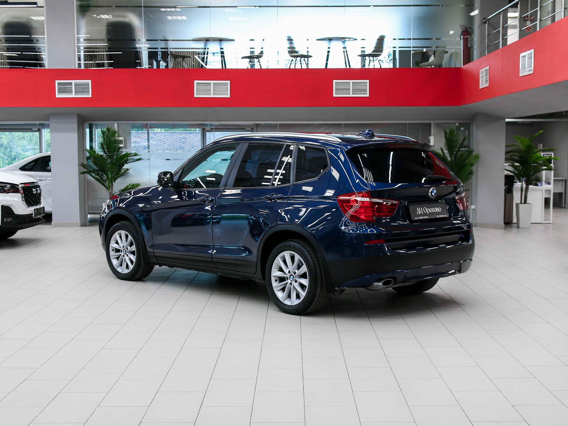 BMW X3 2013, синий, ДЦ Орехово