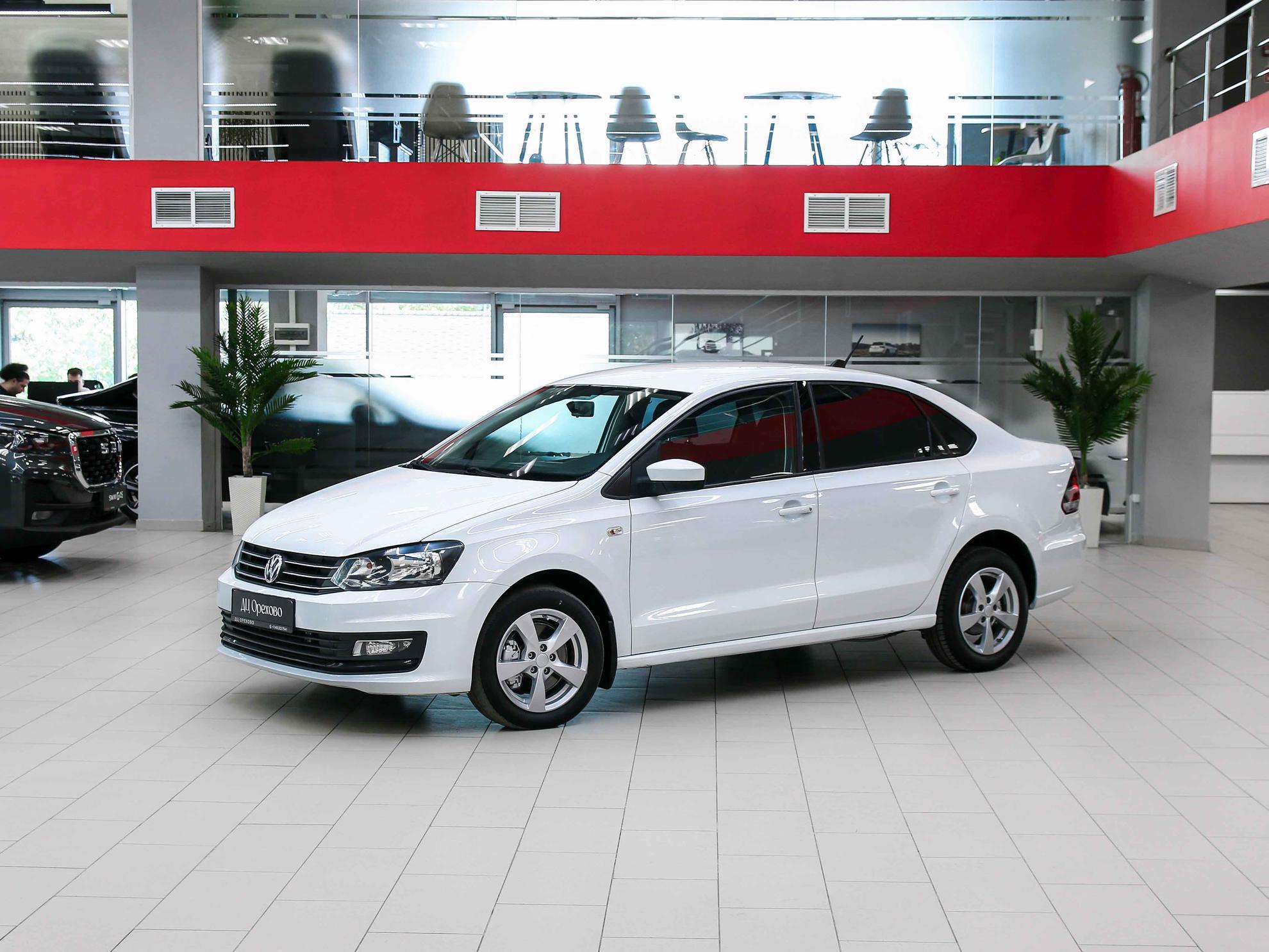 Volkswagen Polo 2018, белый, ДЦ Орехово