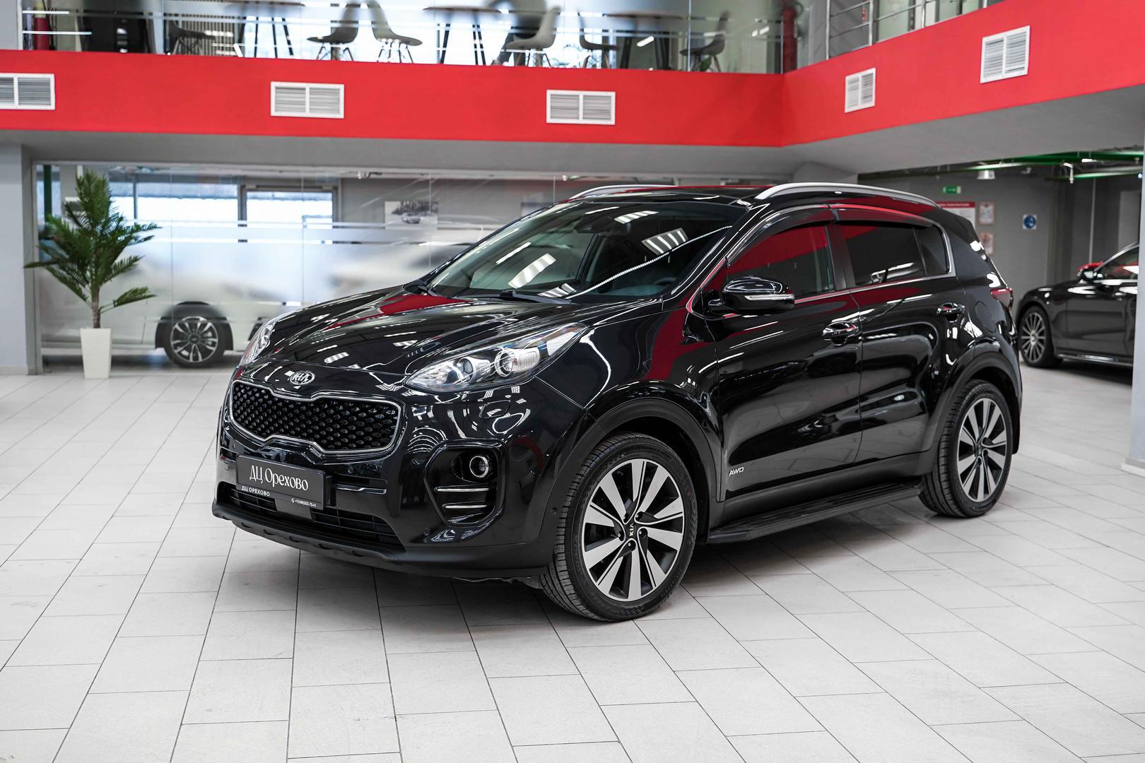 Kia Sportage 2016, черный, ДЦ Орехово