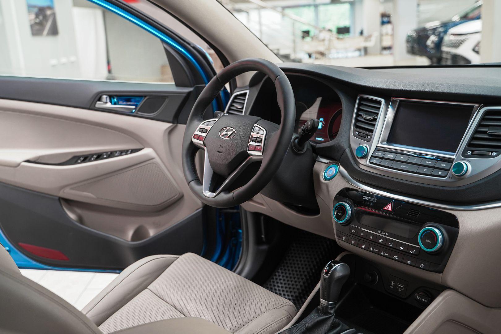 Hyundai Tucson 2017, голубой, ДЦ Орехово