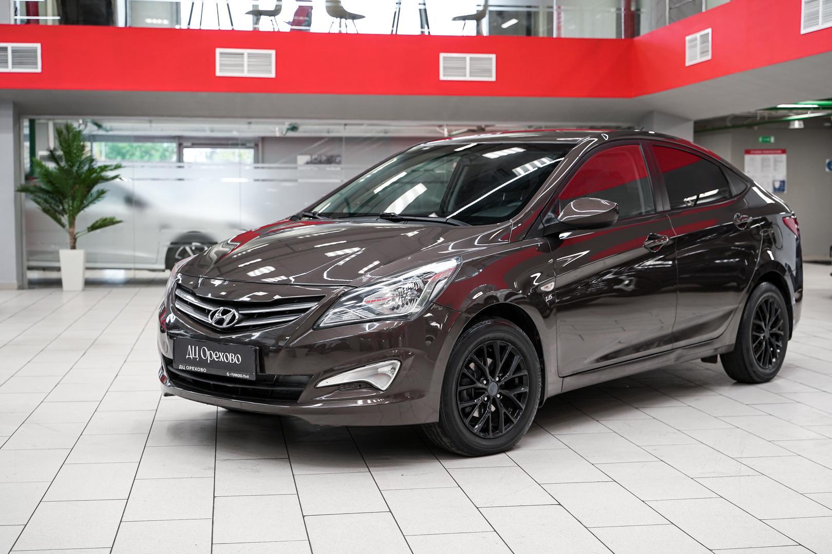 Hyundai Solaris 2014, коричневый, ДЦ Орехово