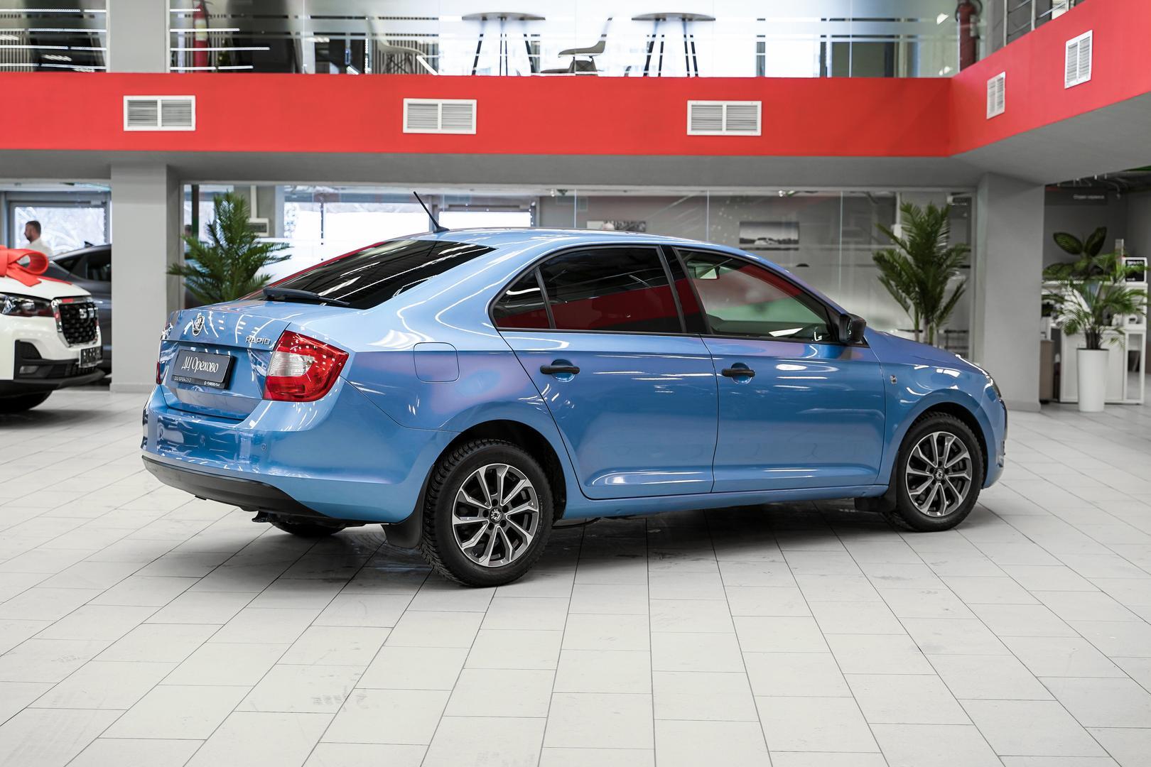 Skoda Rapid 2016, синий, ДЦ Орехово