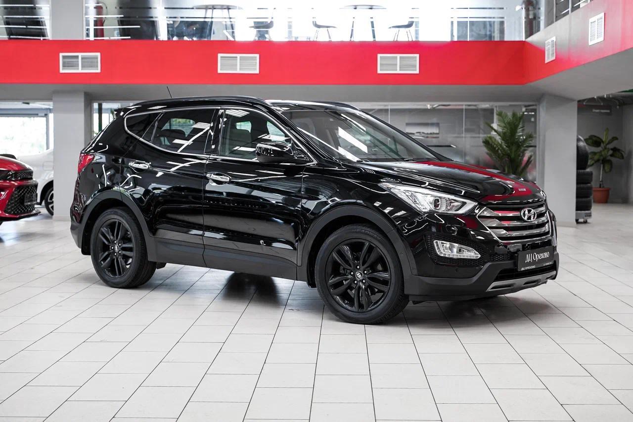 Hyundai Santa Fe 2012, черный, ДЦ Орехово