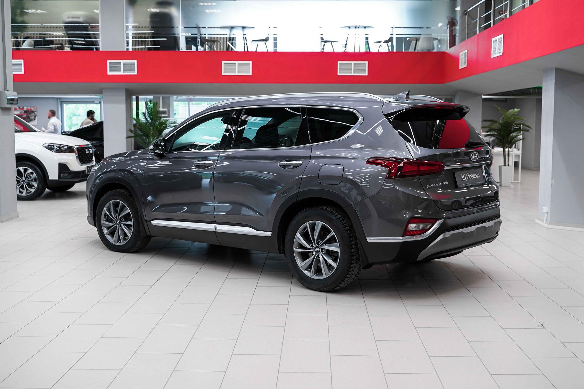 Hyundai Santa Fe 2019, серый, ДЦ Орехово