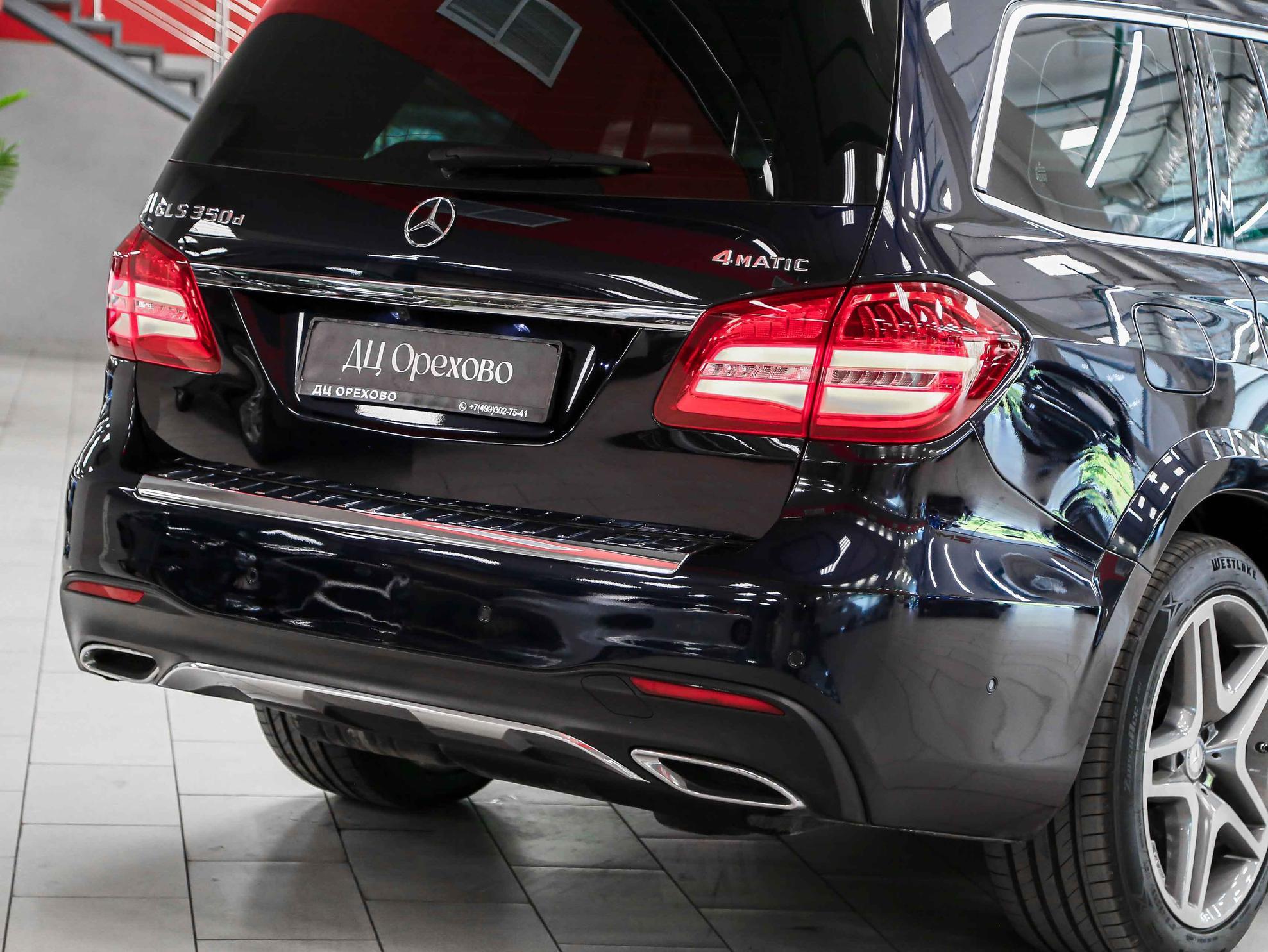 Mercedes-Benz GLS 2016, синий, ДЦ Орехово