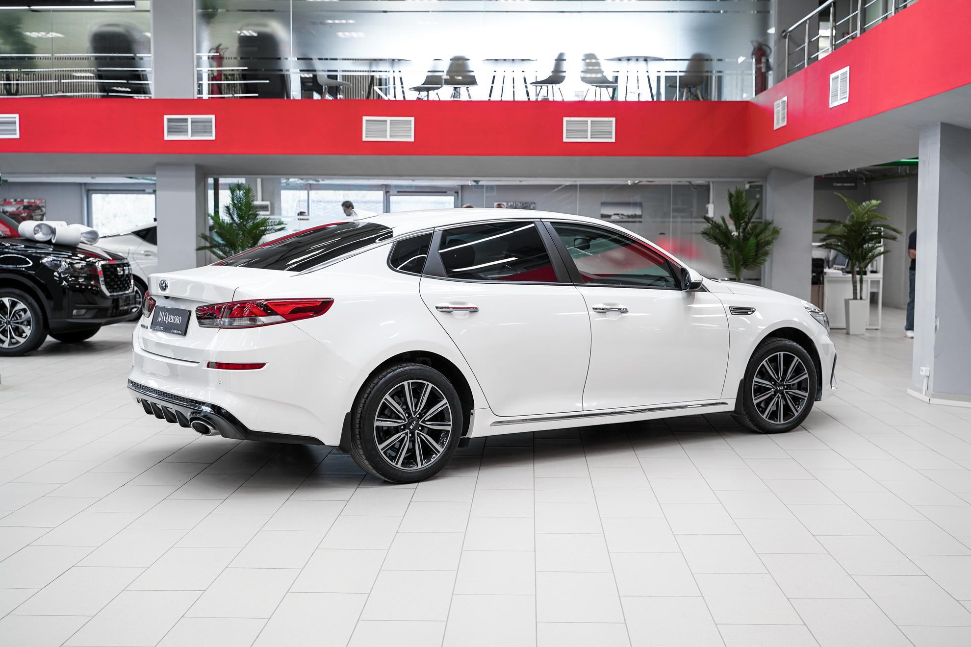 Kia Optima 2018, белый, ДЦ Орехово
