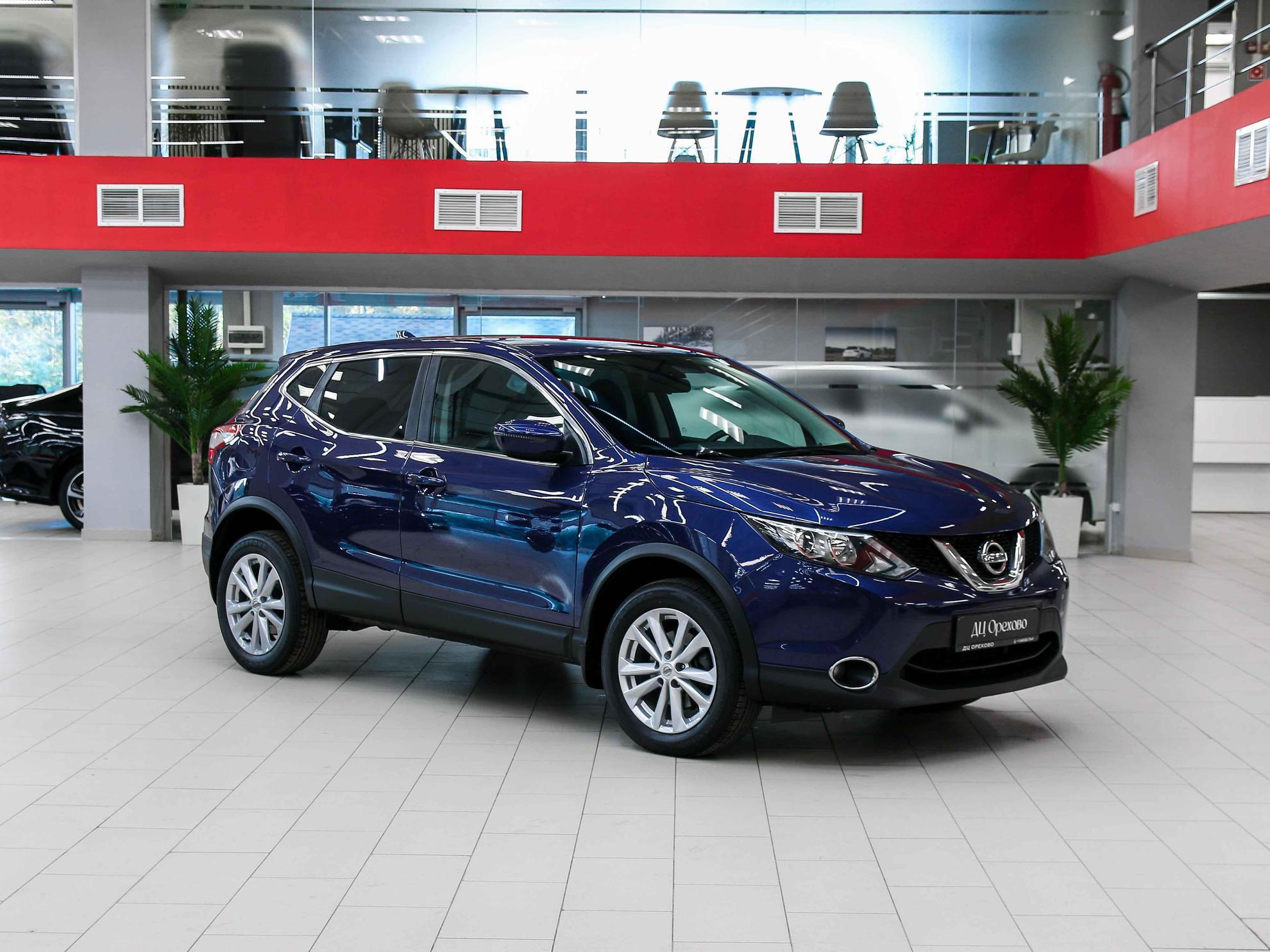 Nissan Qashqai 2017, синий, ДЦ Орехово