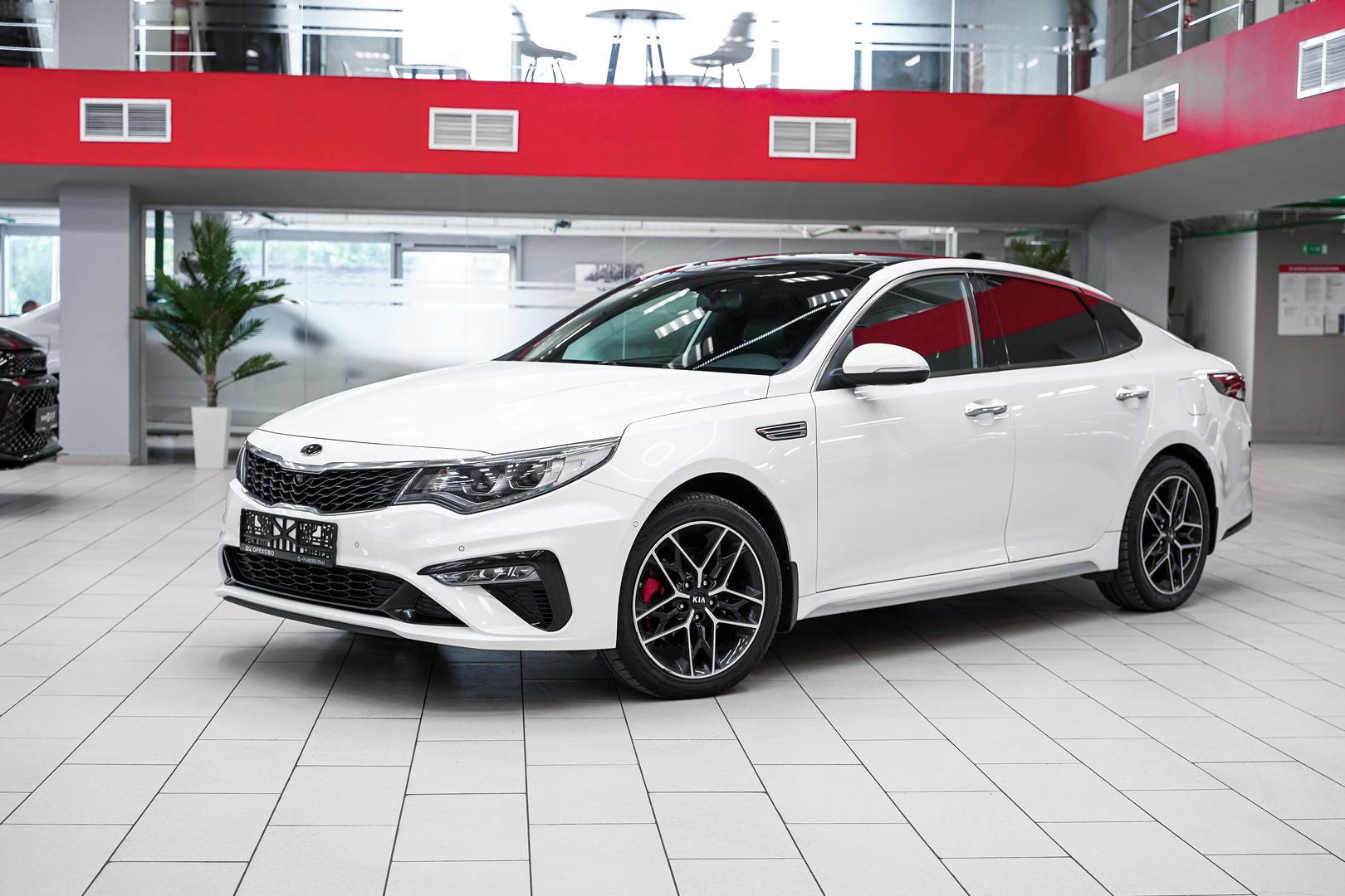 Kia Optima 2018, белый, ДЦ Орехово