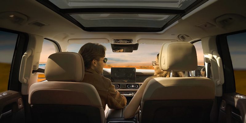 BAIC BJ60, задние сиденья и панорамная крыша