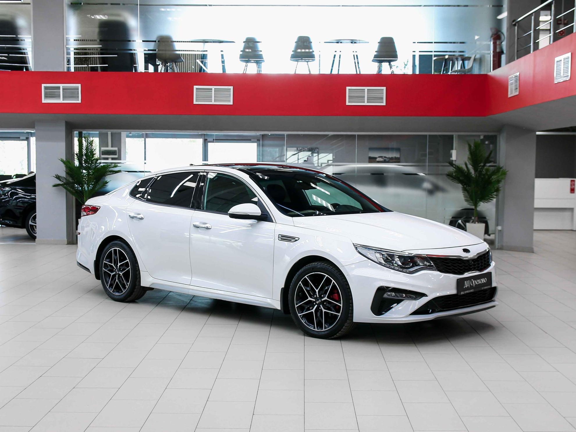 Kia Optima 2019, белый, ДЦ Орехово