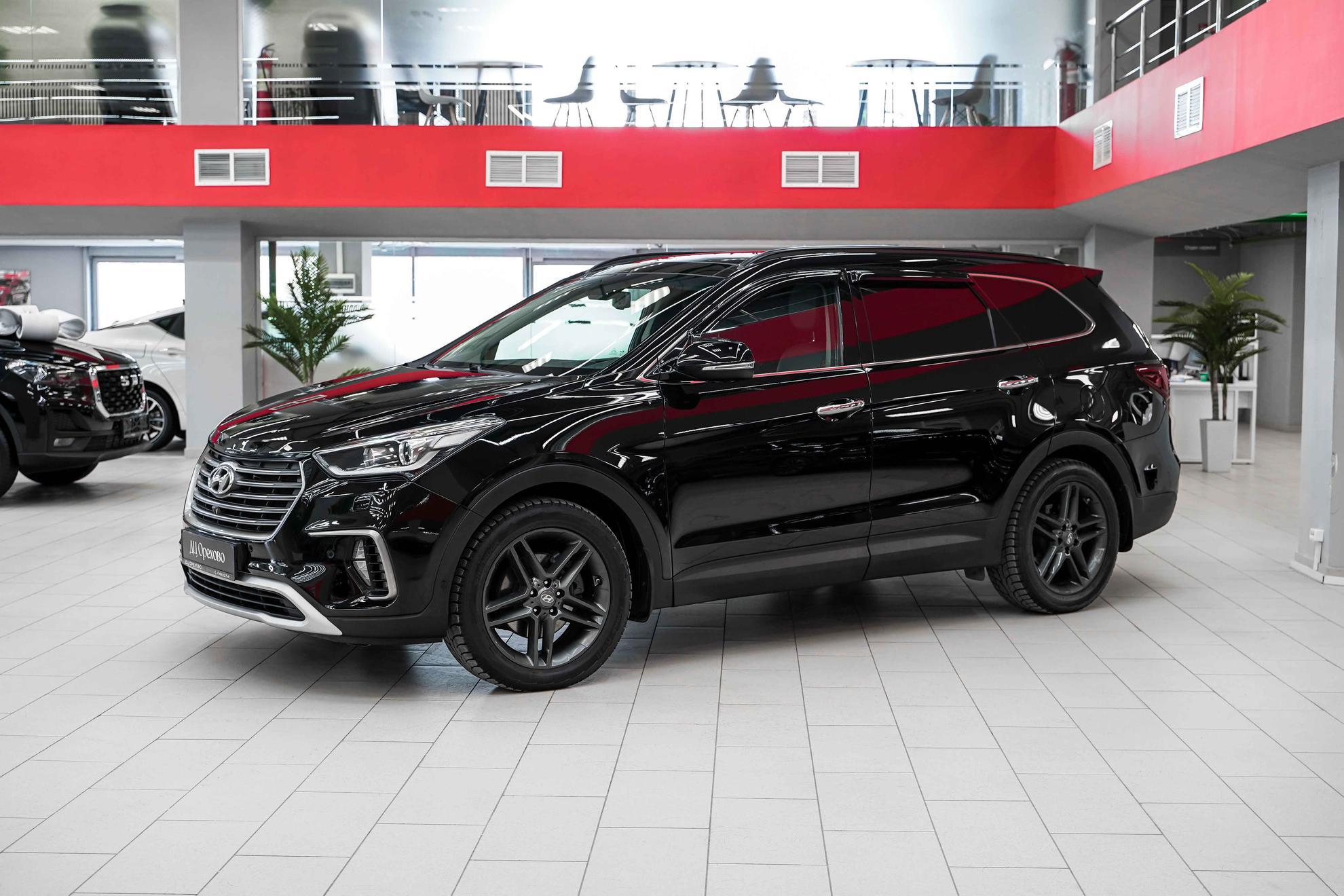 Hyundai Santa Fe 2017, черный, ДЦ Орехово