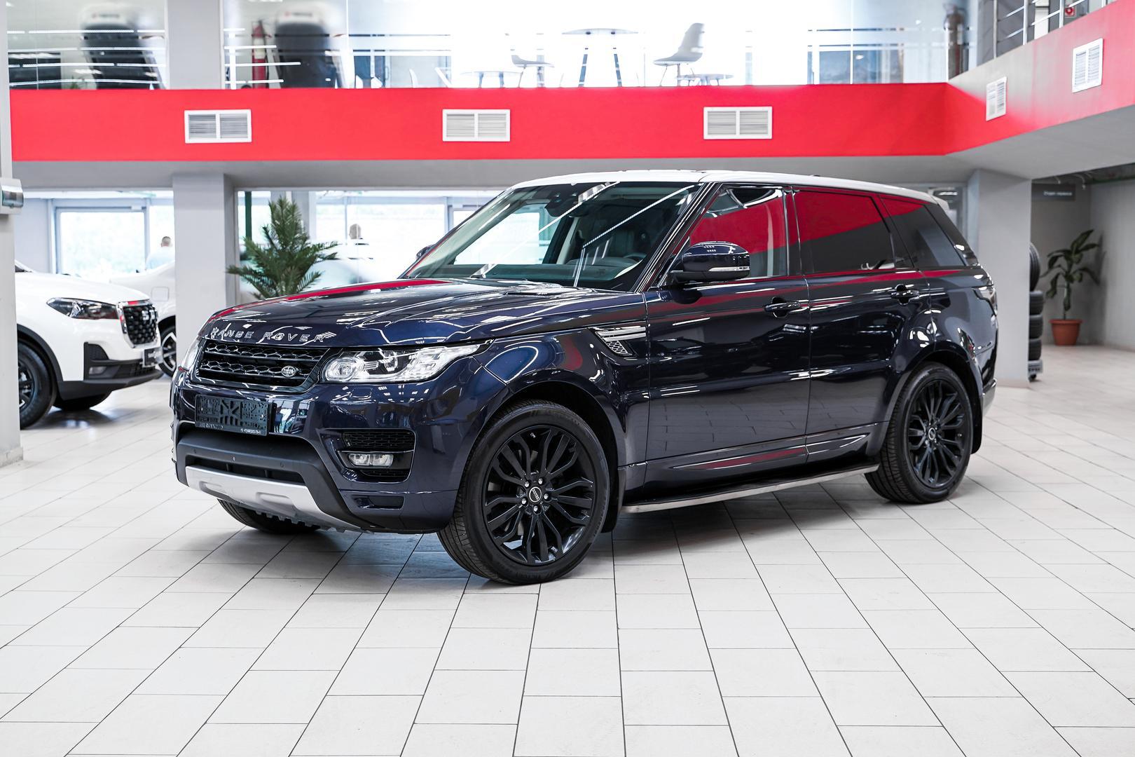 Land Rover Range Rover Sport 2017, синий, ДЦ Орехово