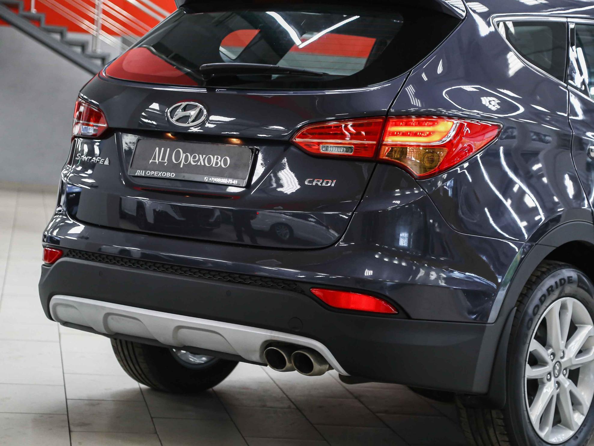 Hyundai Santa Fe 2012, синий, ДЦ Орехово