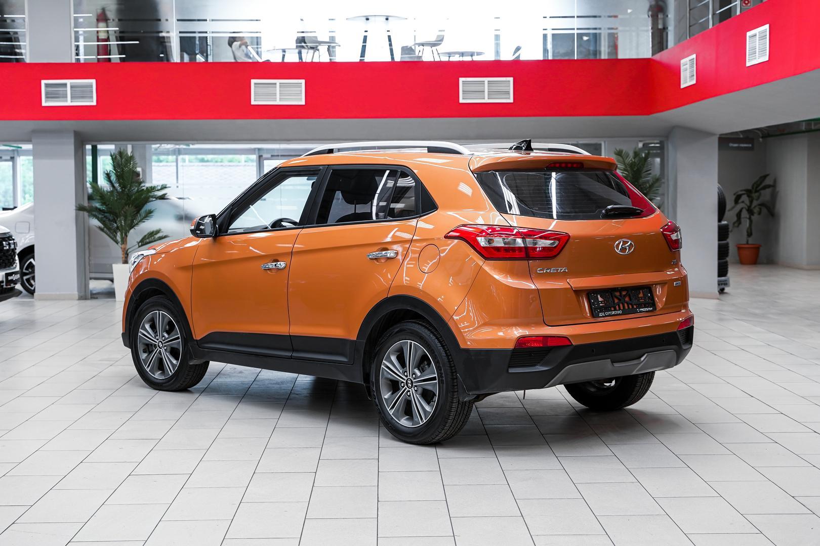 Hyundai Creta 2016, оранжевый, ДЦ Орехово