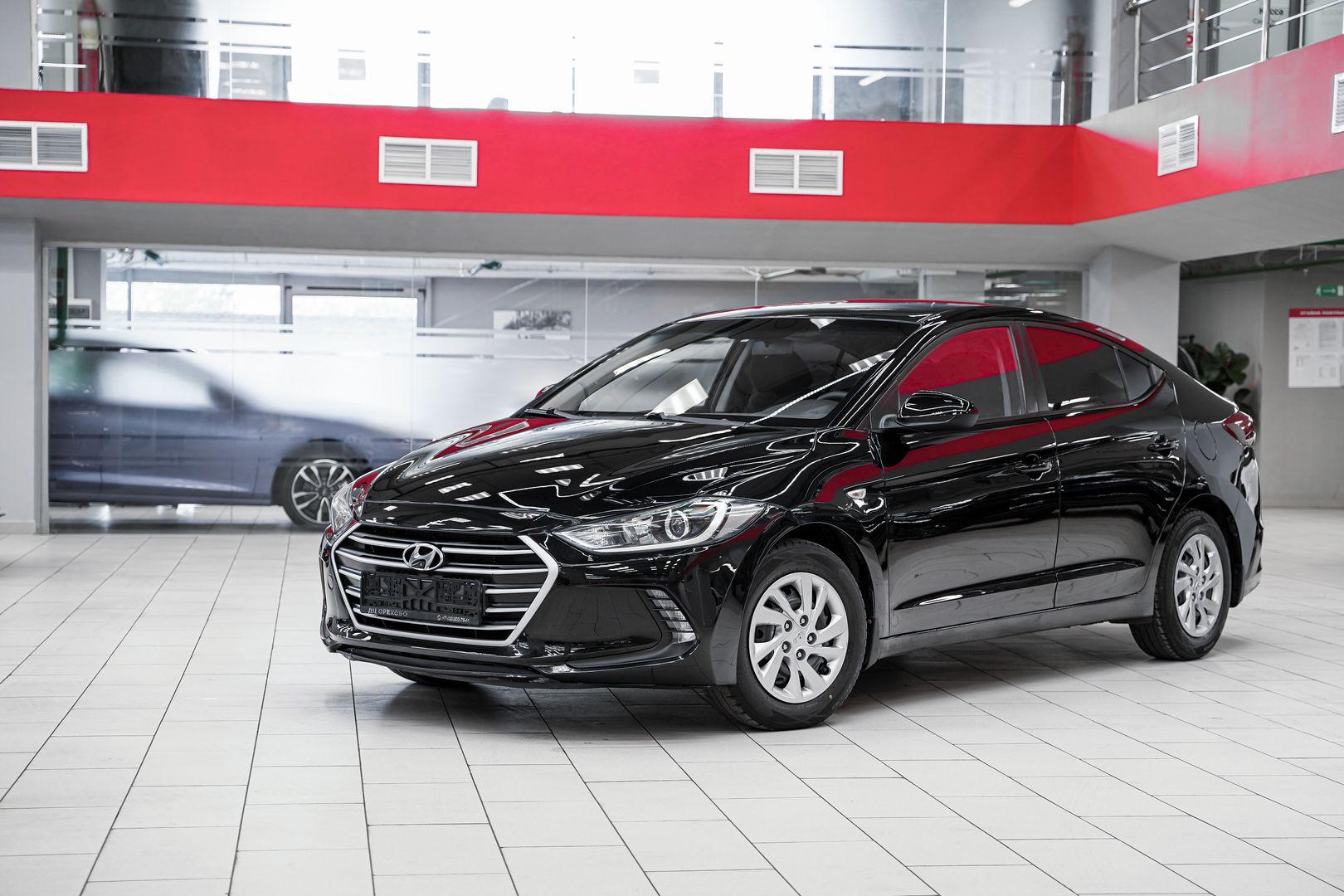 Hyundai Elantra 2017, черный, ДЦ Орехово