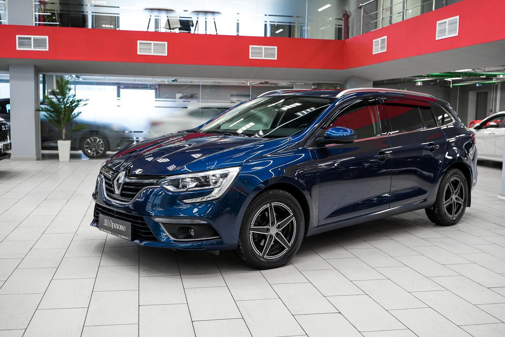 Renault Megane 2018, синий, ДЦ Орехово