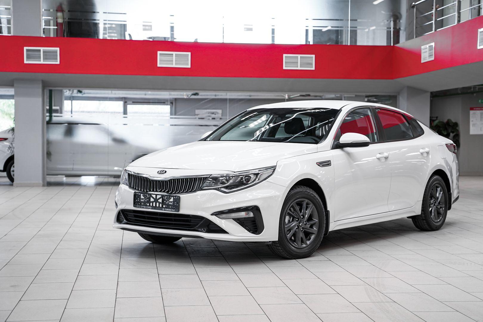 Kia Optima 2019, белый, ДЦ Орехово