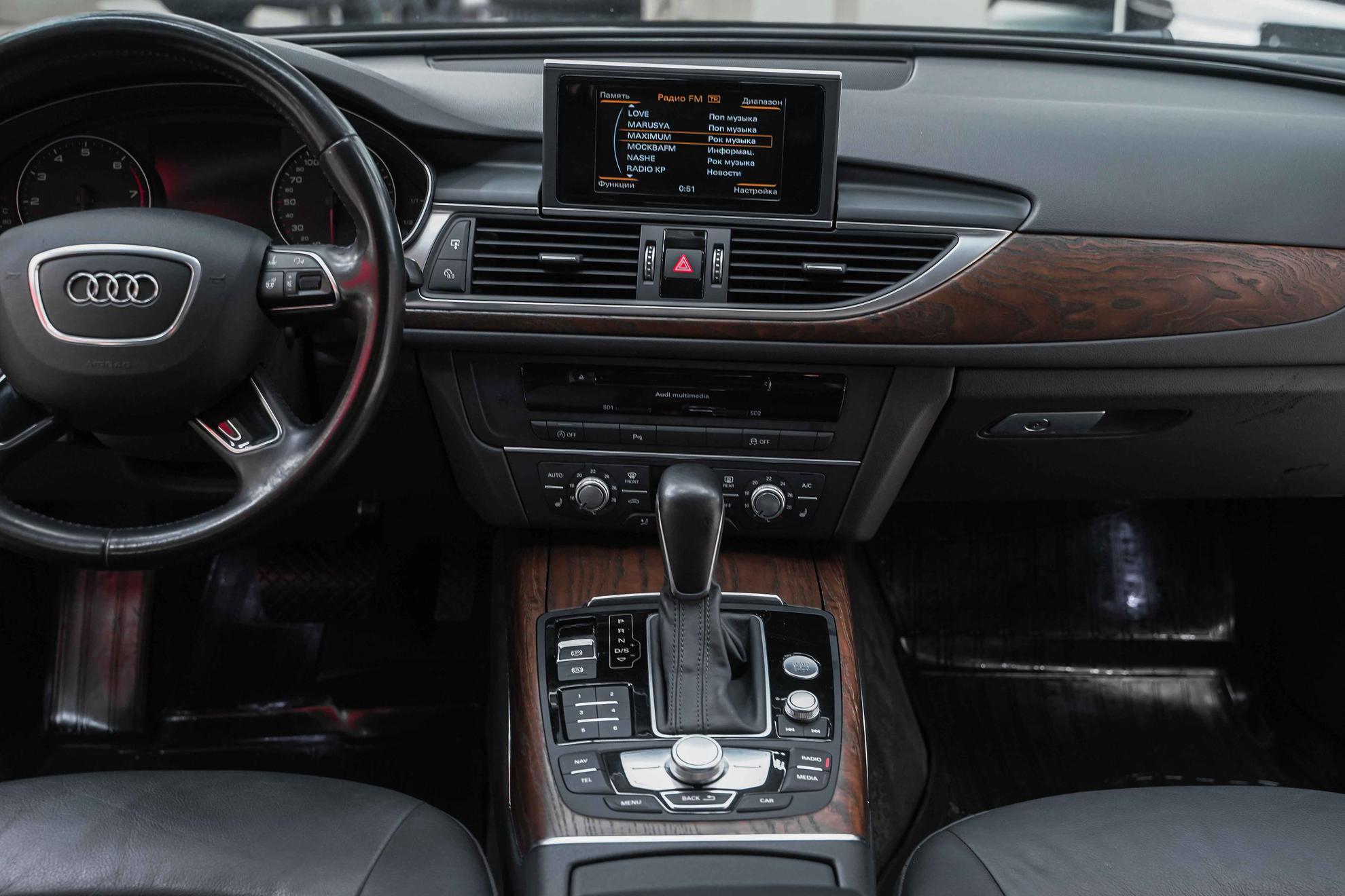Audi A6 2015, черный, ДЦ Орехово