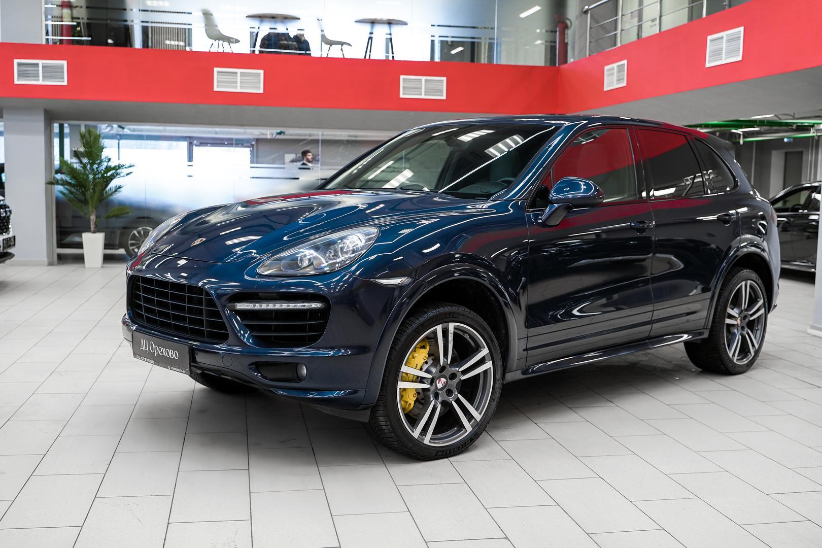 Porsche Cayenne 2013, синий, ДЦ Орехово