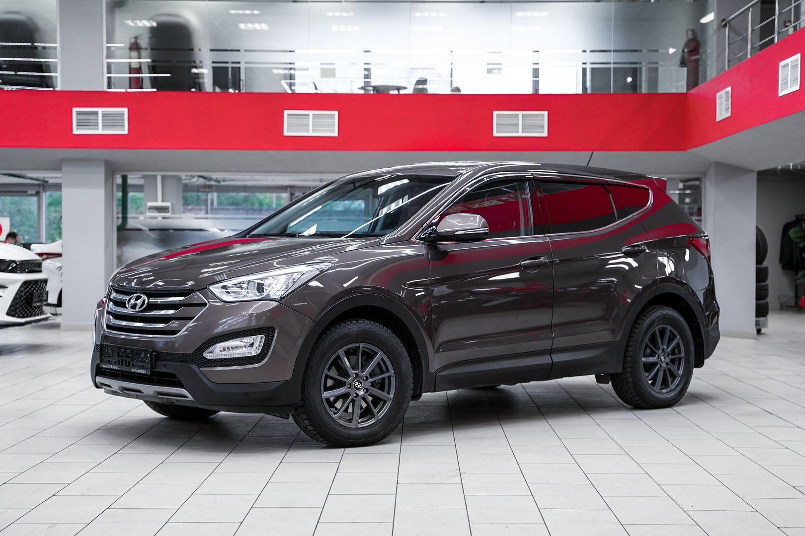 Hyundai Santa Fe 2014, коричневый, ДЦ Орехово
