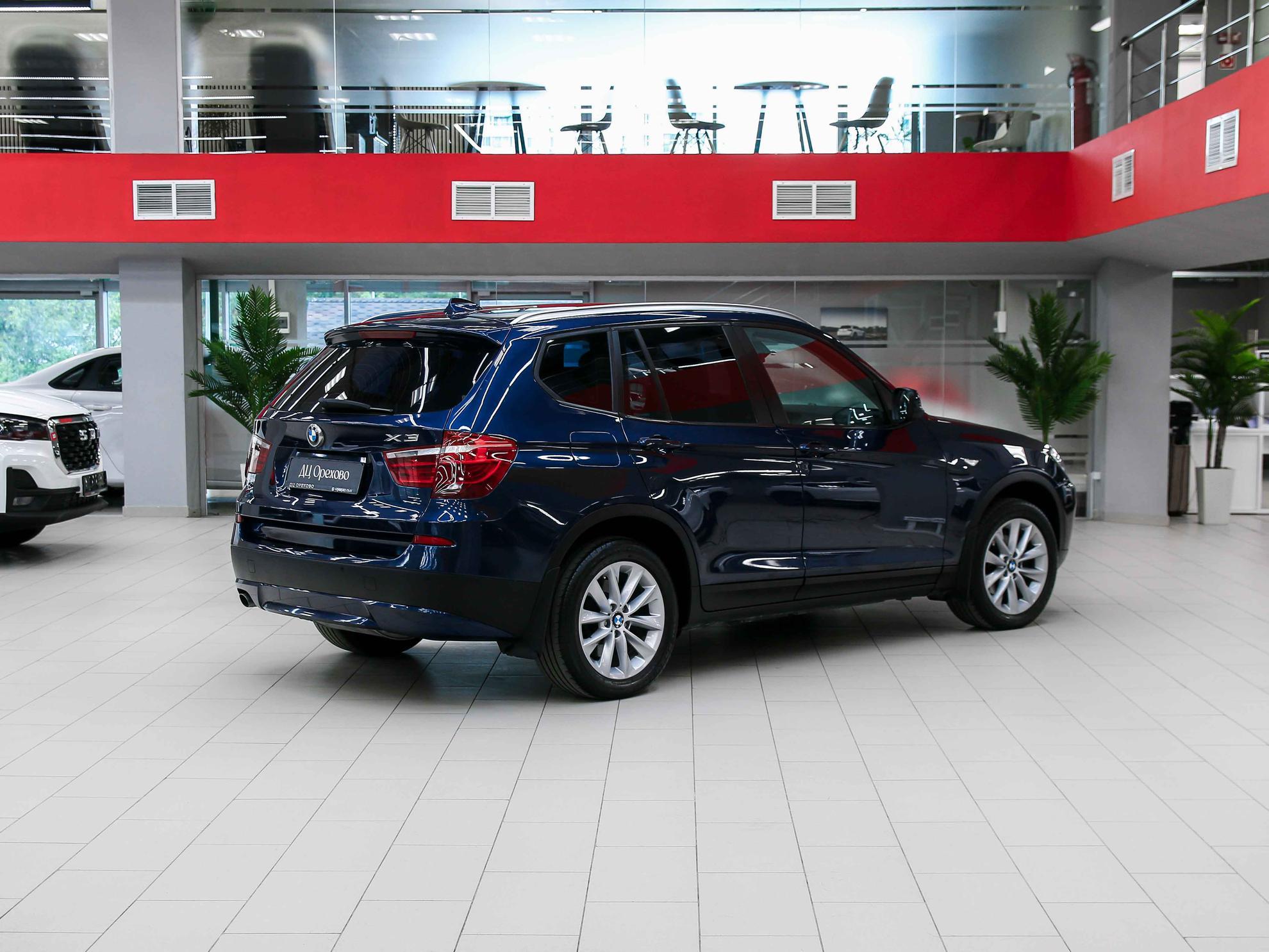 BMW X3 2013, синий, ДЦ Орехово