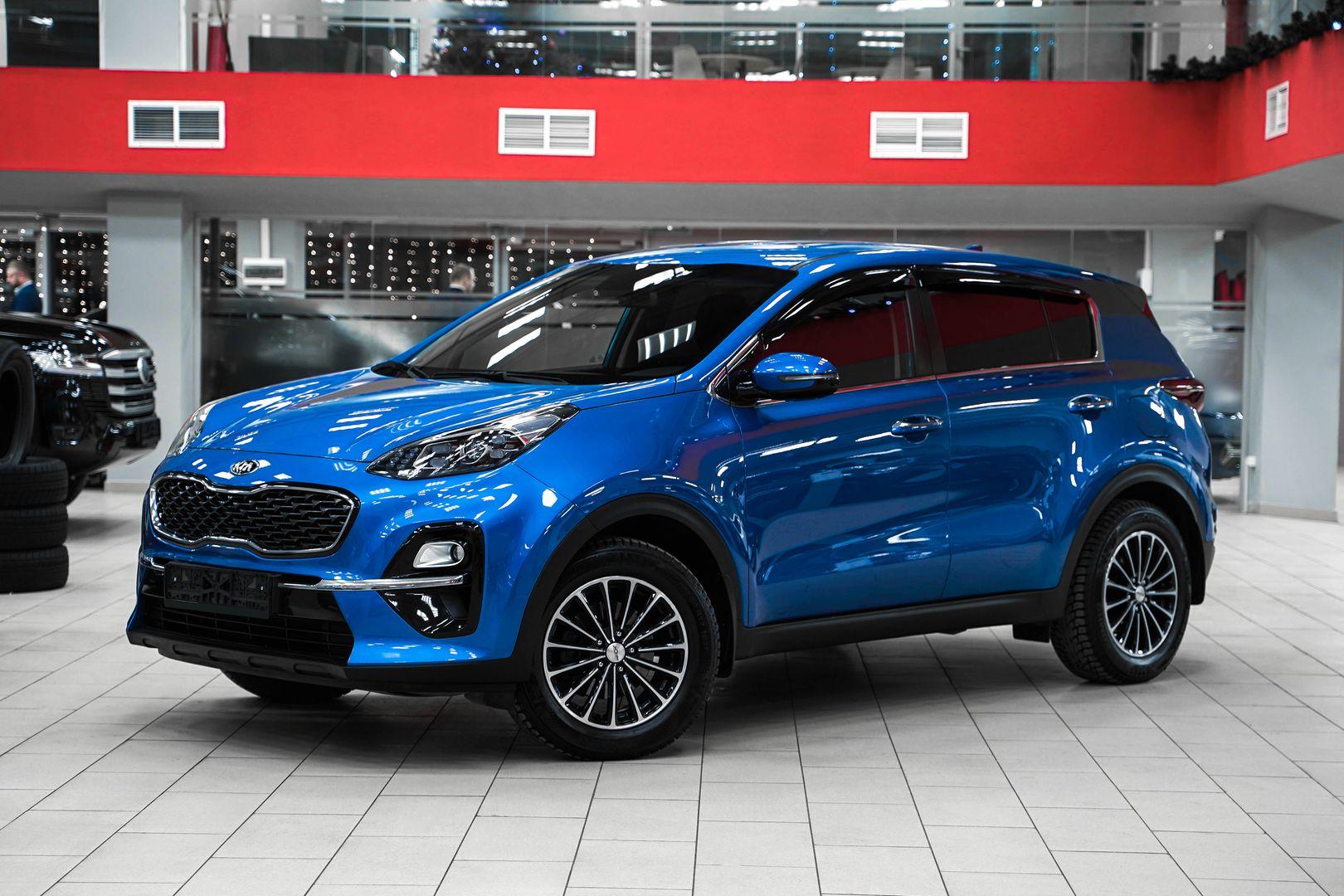 Kia Sportage 2020, синий, ДЦ Орехово