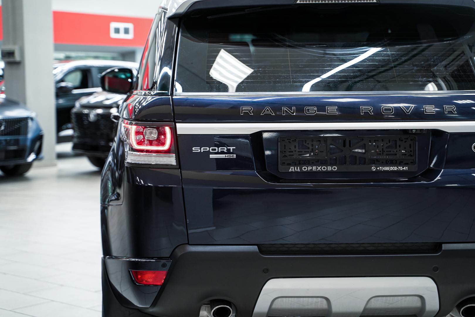 Land Rover Range Rover Sport 2017, синий, ДЦ Орехово