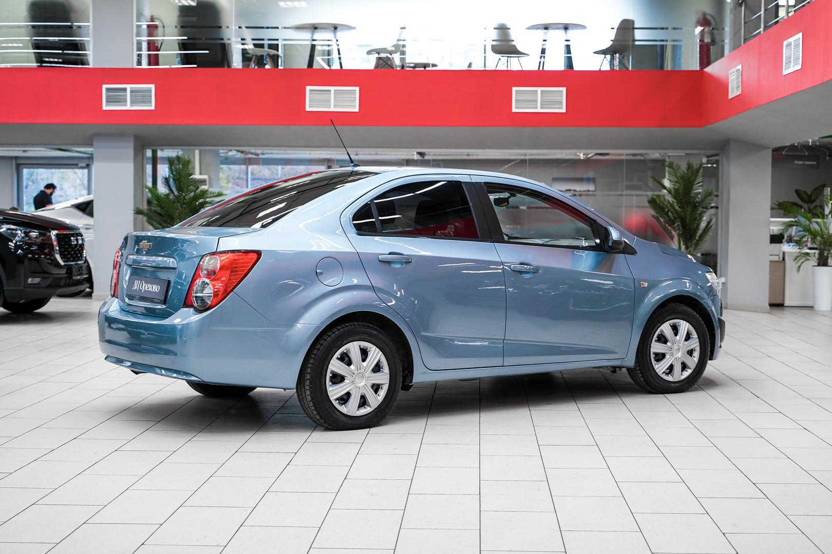 Chevrolet Aveo 2012, голубой, ДЦ Орехово