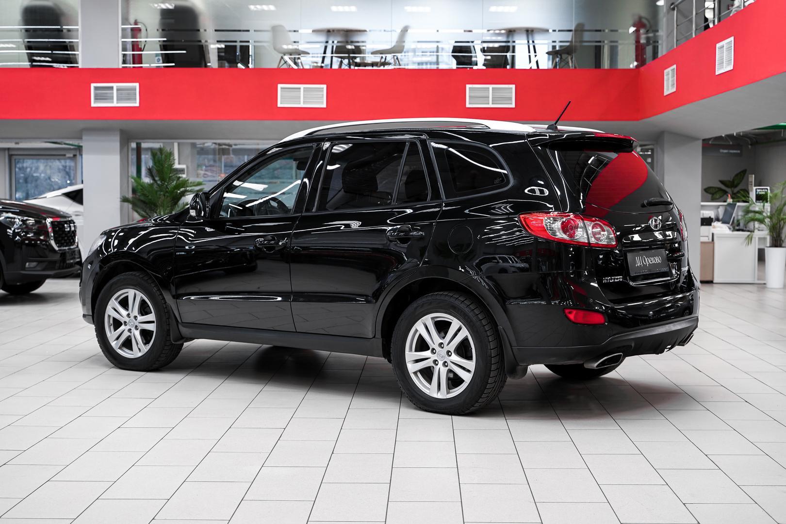 Hyundai Santa Fe 2010, черный, ДЦ Орехово
