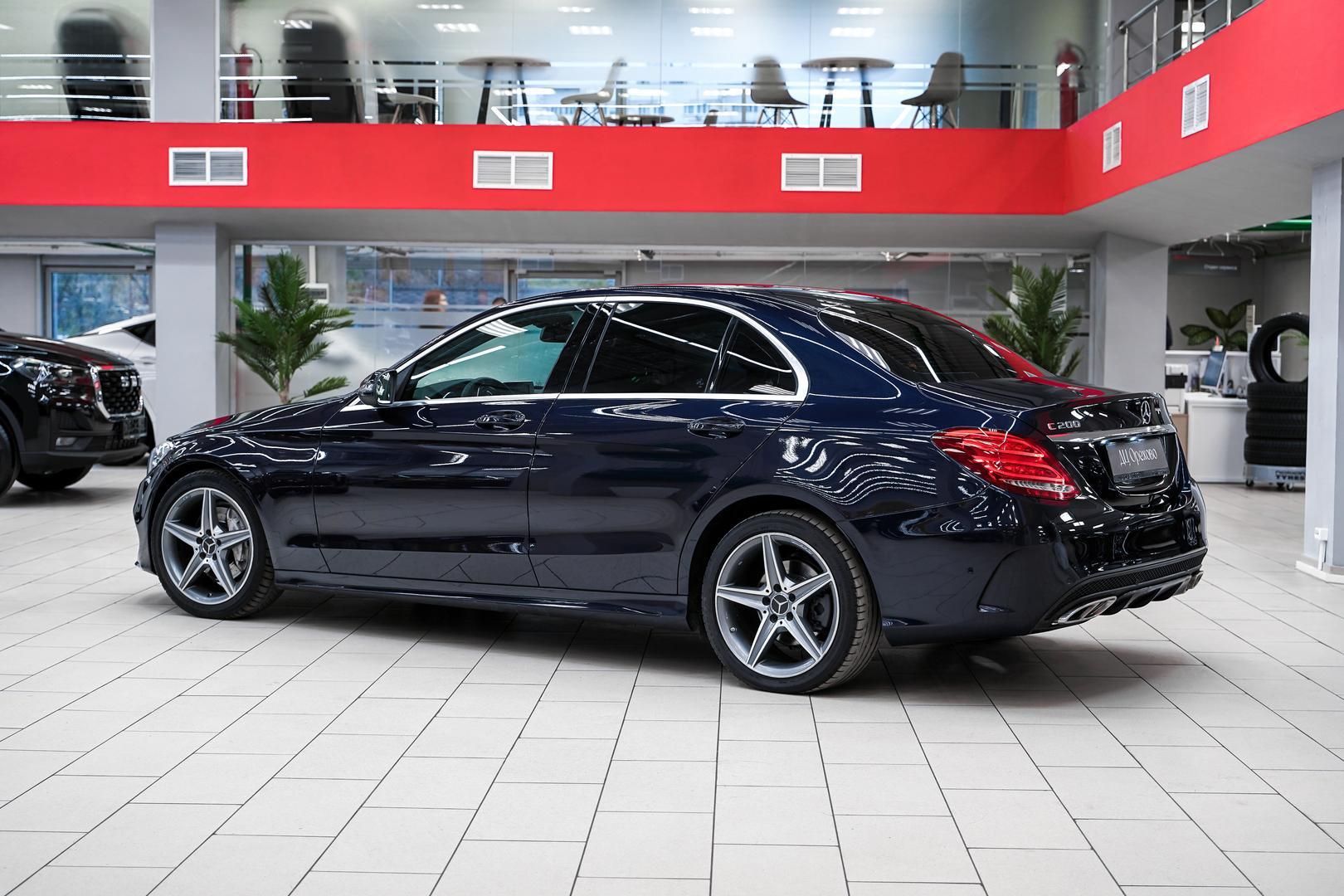 Mercedes-Benz C-Класс 2016, синий, ДЦ Орехово