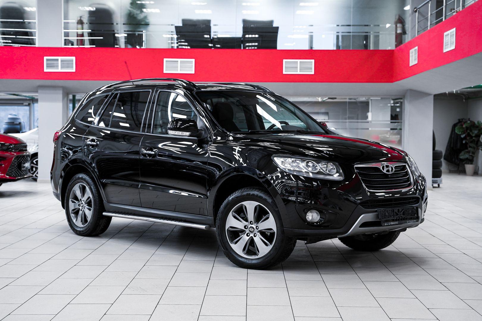 Hyundai Santa Fe 2012, черный, ДЦ Орехово