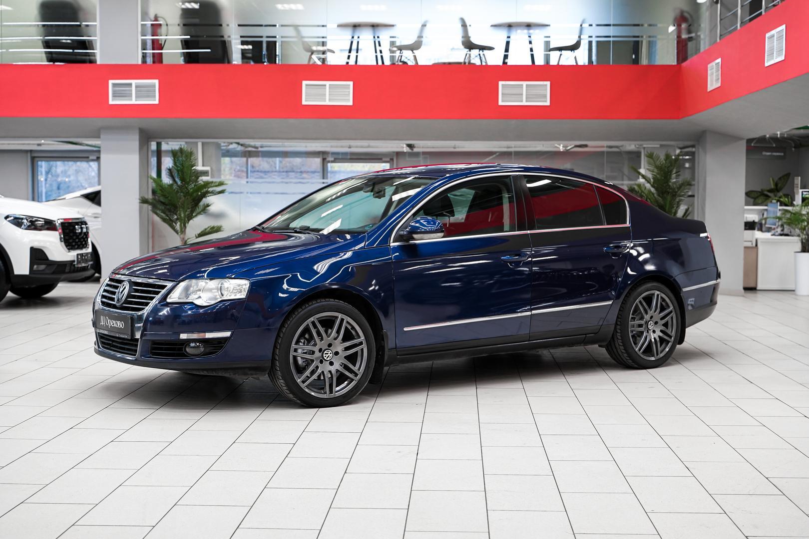 Volkswagen Passat 2008, синий, ДЦ Орехово