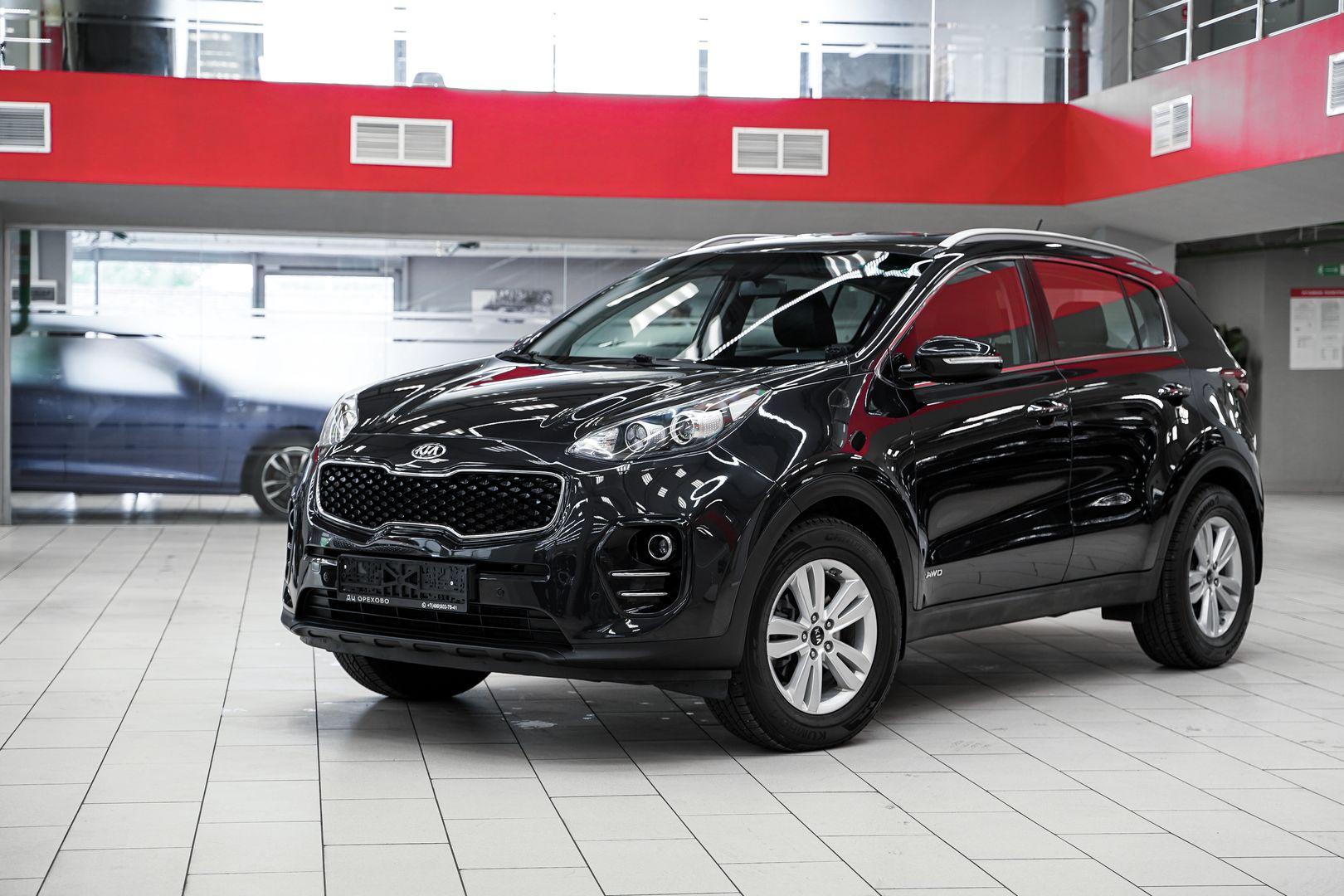 Kia Sportage 2016, черный, ДЦ Орехово