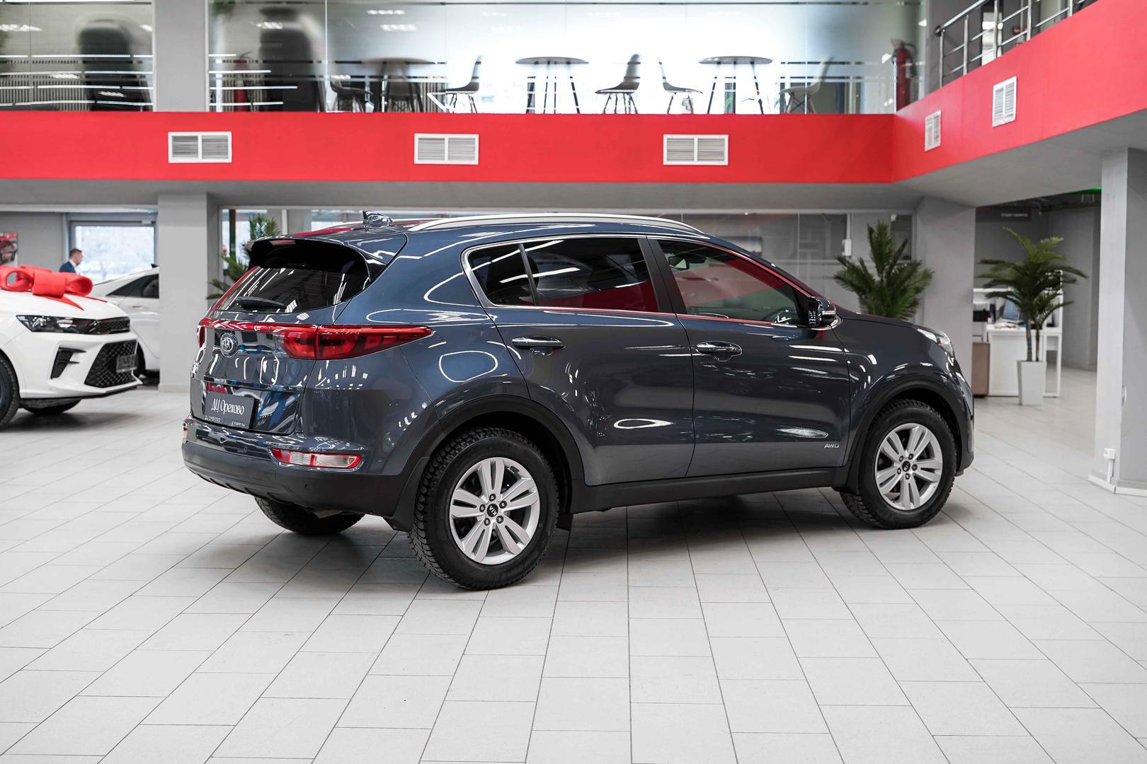 Kia Sportage 2016, синий, ДЦ Орехово