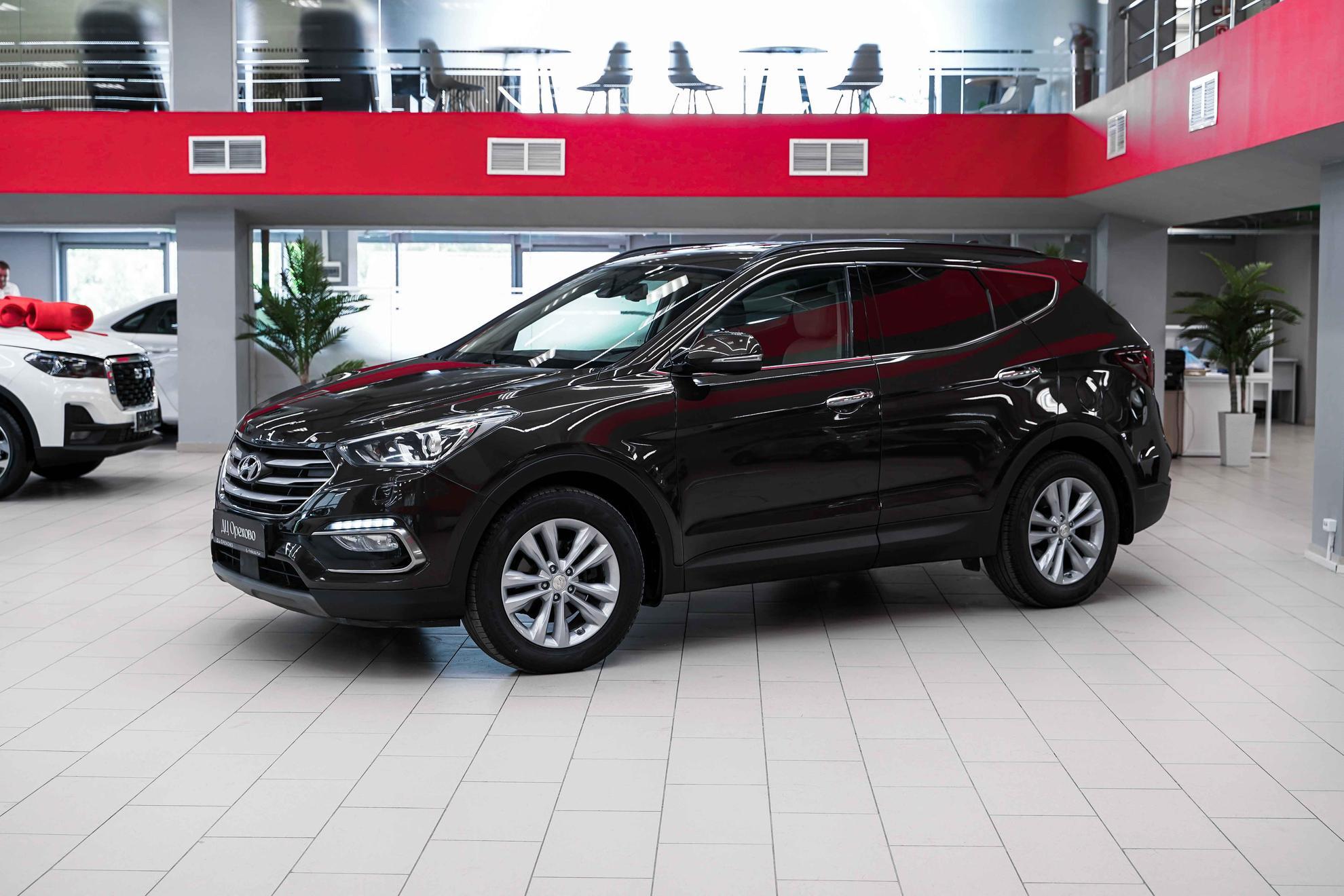 Hyundai Santa Fe 2018, коричневый, ДЦ Орехово