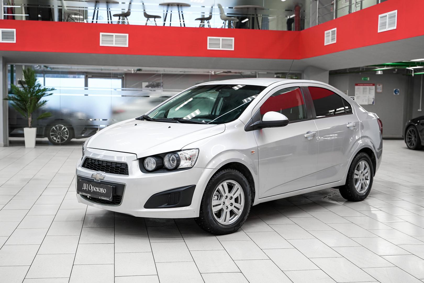 Chevrolet Aveo 2013, серебряный, ДЦ Орехово