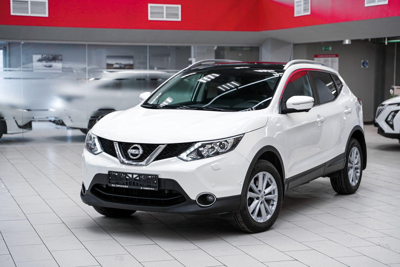 Nissan Qashqai 2014, белый, ДЦ Орехово