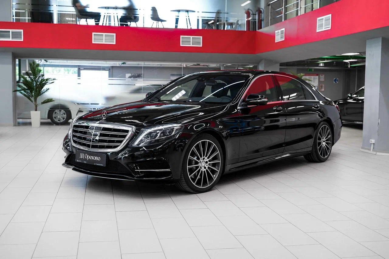 Mercedes-Benz S-Класс 2014, черный, ДЦ Орехово