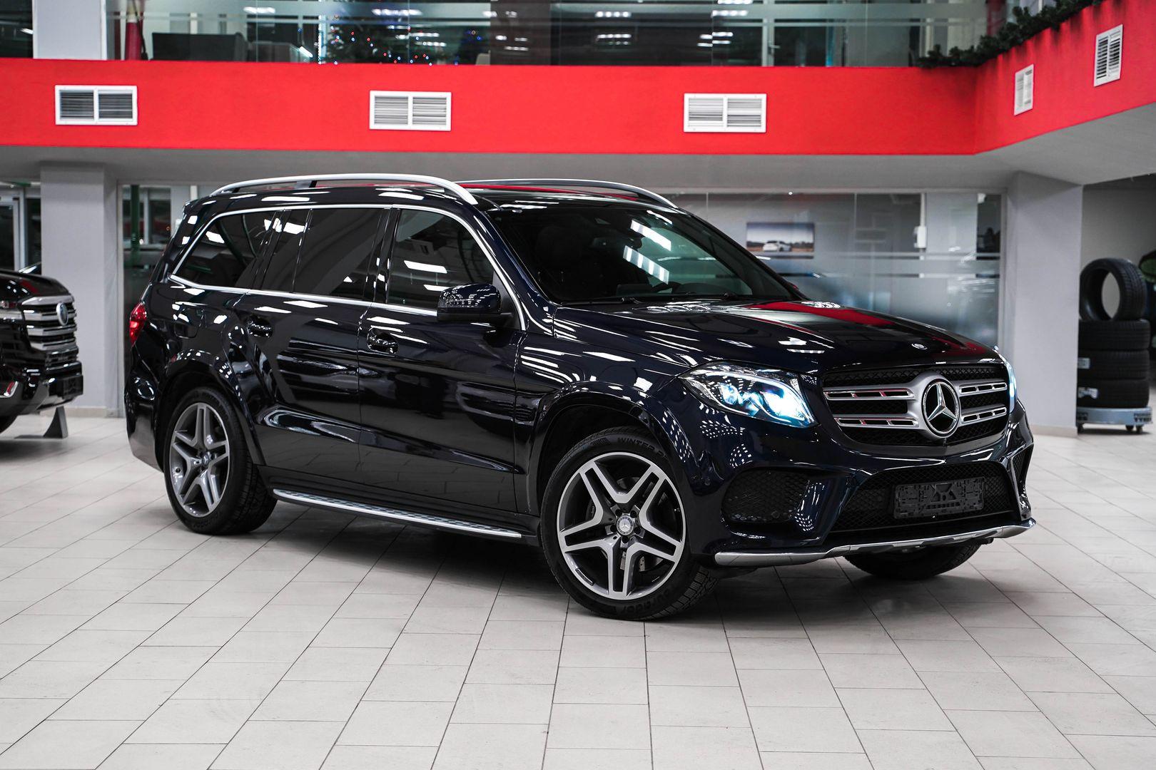 Mercedes-Benz GLS 2016, синий, ДЦ Орехово