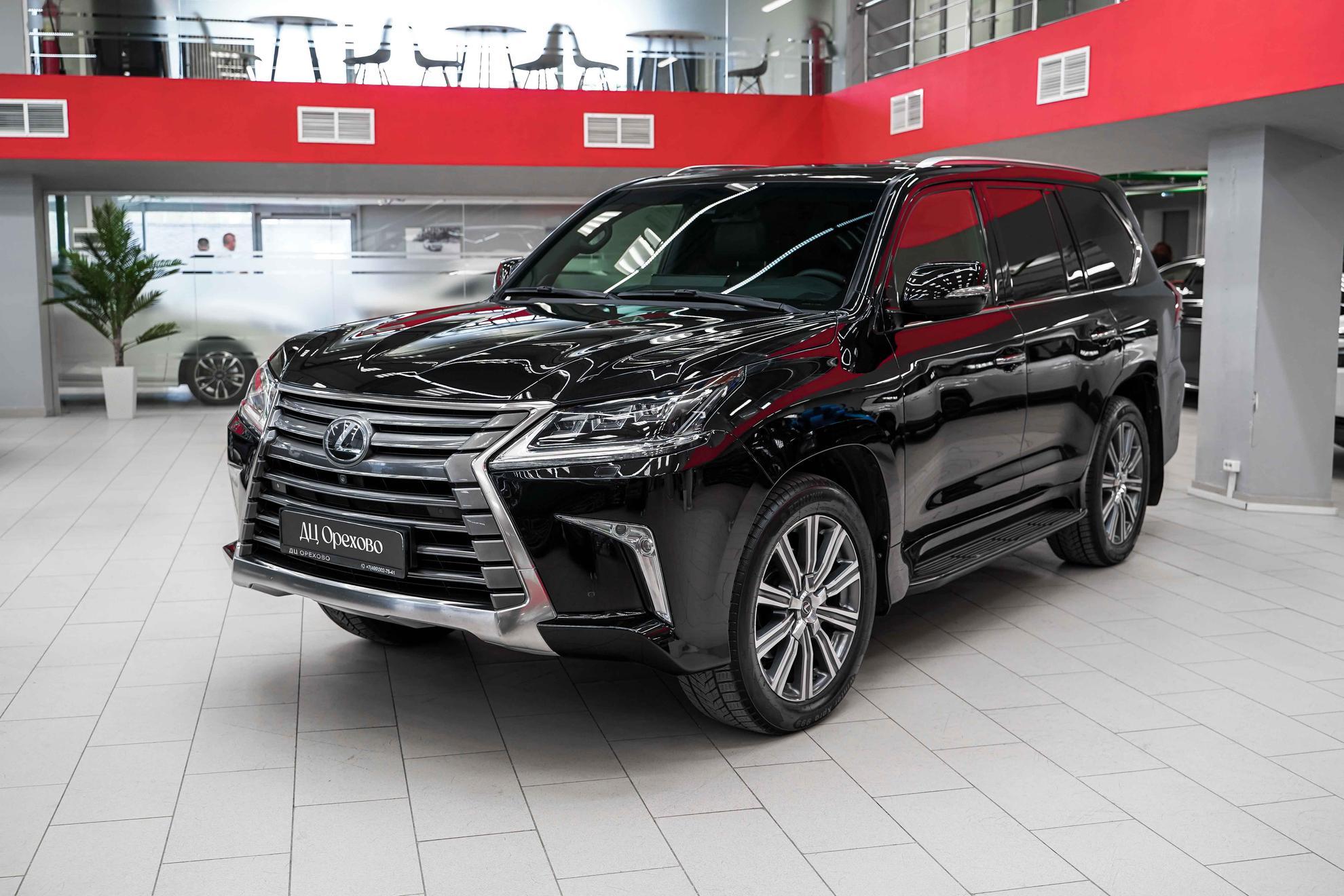 Lexus LX 2017, черный, ДЦ Орехово
