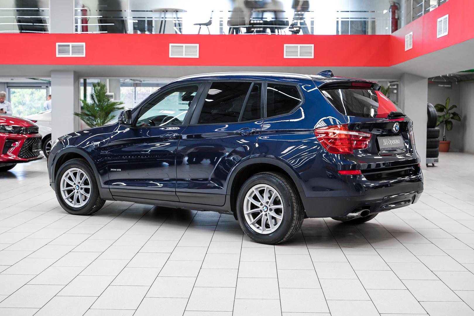 BMW X3 2014, синий, ДЦ Орехово