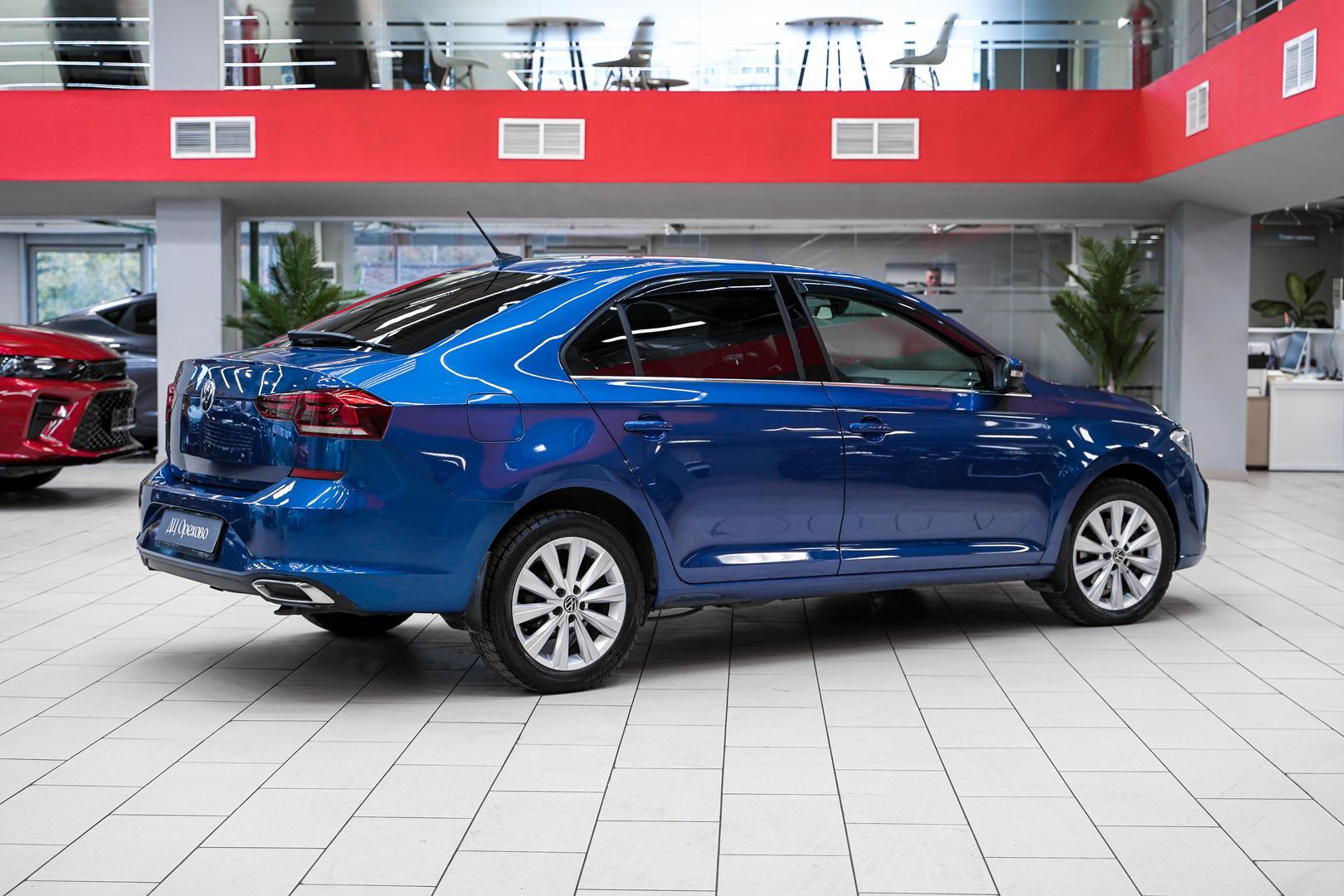 Volkswagen Polo 2021, синий, ДЦ Орехово