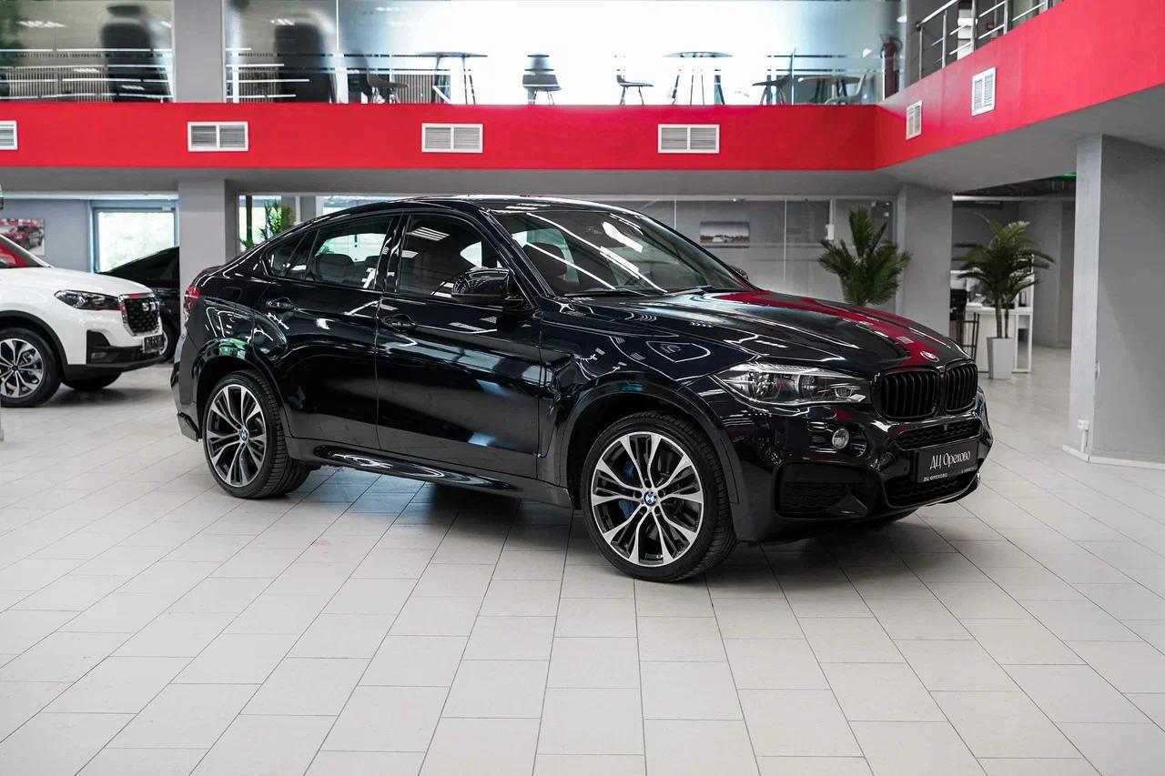 BMW X6 2018, черный, ДЦ Орехово